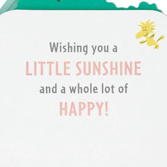Peanuts® Snoopy Sunshine and Happiness Musical 3D Pop-Up Easter Card With Light