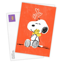 Peanuts® Snoopy and Woodstock Sharing a Hug Custom Card