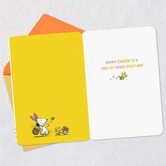 PeanutsĀ® A Full-of-Good-Stuff Kid Easter Card