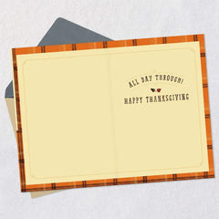 Peanuts® Snoopy and Woodstock Hugs to You Thanksgiving Card