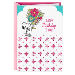 Peanuts® Smiles and Fun, Snoopy Birthday Card for Her