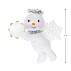 Snow Angel With Tambourine Ornament