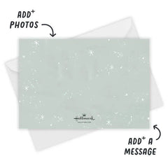 Snowy Cheer Flat Holiday Photo Card