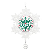 Snowflake 2025 Porcelain Ornament