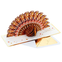 So Thankful Turkey 3D Pop-Up Thanksgiving Card