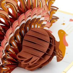 So Thankful Turkey 3D Pop-Up Thanksgiving Card
