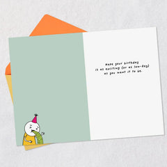 Exciting or Low-Key, You Choose Funny Birthday Card
