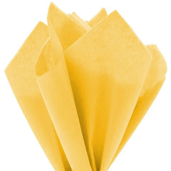 Solid Buttercup Yellow Tissue Paper, 8 sheets