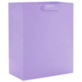 9.6" Solid Lavender Medium Gift Bag