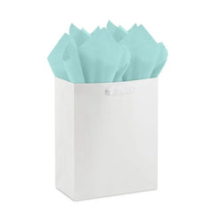 Solid Light Blue Tissue Paper, 8 sheets