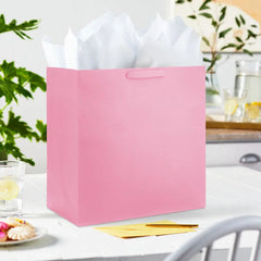 15" Pink Extra-Deep Gift Bag