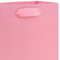 6.5" Solid Pink Small Gift Bag