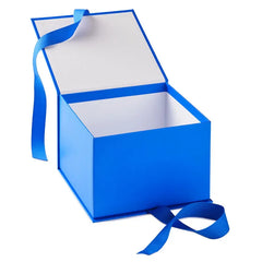 7.2" Solid Royal Blue Large Square Gift Box