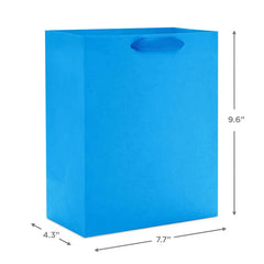 9.6" Royal Blue Medium Gift Bag