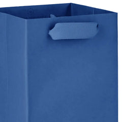 13" Solid Royal Blue Wine Gift Bag