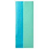 Solid Turquoise/Mint 2-Pack Tissue Paper, 6 sheets