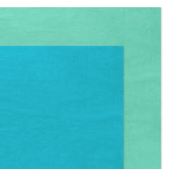 Solid Turquoise/Mint 2-Pack Tissue Paper, 6 sheets