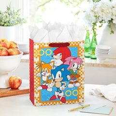13" Sonic the Hedgehog™ and Friends Large Gift Bag