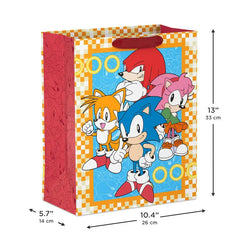 13" Sonic the Hedgehog™ and Friends Large Gift Bag