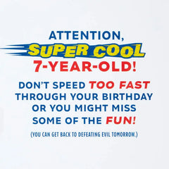 Sonic the Hedgehog™ Super Cool Musical 7th Birthday Card