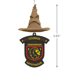 Harry Potter™ Sorting Hat House Trait Personalized Ornament, Custom Text