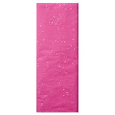 Sparkling Dots on Hot Pink Tissue Paper, 6 sheets
