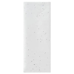 Sparkling Dots on White Tissue Paper, 6 sheets