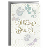 Blessings, Joy and Love Religious Wedding Card