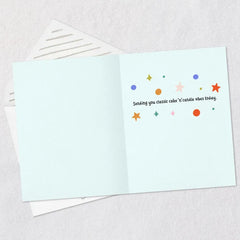 Classic Cake and Candle Vibes Birthday Card