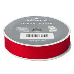 0.6" Sparkly Red Ribbon
