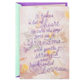 Gentle Strength and Rock-Solid Love Birthday Card for Grandma