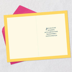You're One-of-a-Kind Wonderful Birthday Card for Friend