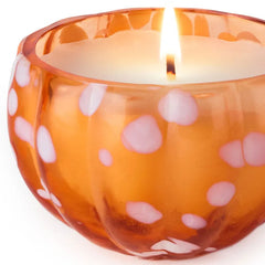 Speckled Glass Pumpkin Scented Candle