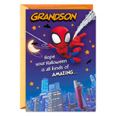Marvel Spider-Man All Kinds of Amazing Halloween Card for Grandson
