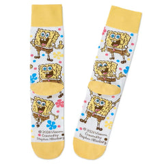 Nickelodeon SpongeBob SquarePants Best Day Ever Novelty Crew Socks