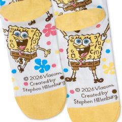 Nickelodeon SpongeBob SquarePants Best Day Ever Novelty Crew Socks
