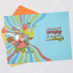 Nickelodeon SpongeBob SquarePants Best Day Ever Musical Birthday Card for Kids With Light