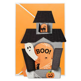 Haunted House Pop-Up Paper Craft Halloween Card