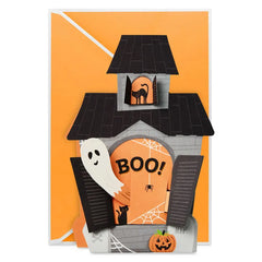 Haunted House Pop-Up Paper Craft Halloween Card