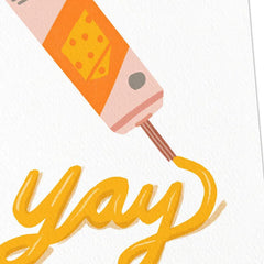 Cheesin' All Day Funny Birthday Card