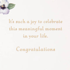 Marjolein Bastin Celebrating this Meaningful Moment Congratulations Card