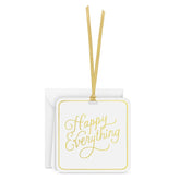 3.2" Happy Everything Folded Gift Tag