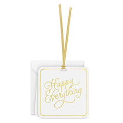 3.2" Happy Everything Folded Gift Tag
