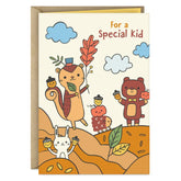 It's the Season for Feeling Loved Thanksgiving Card for Kids