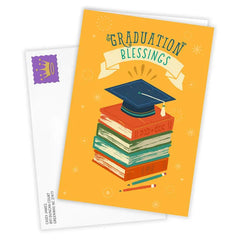 Blessings for a Bright Future Religious Custom Graduation Card