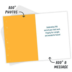 Blessings for a Bright Future Religious Custom Graduation Card