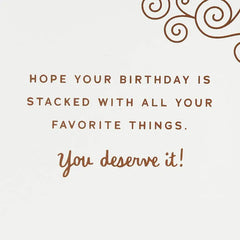 A Treat to Work With You Birthday Card for Boss