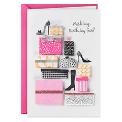 Never Too Many Wishes...or Shoes Birthday Card