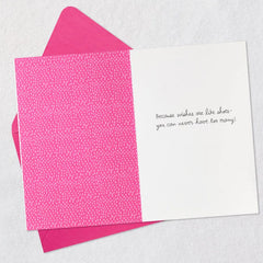 Never Too Many Wishes...or Shoes Birthday Card