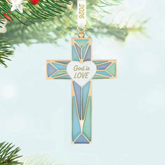 God is Love 2026 Metal Ornament